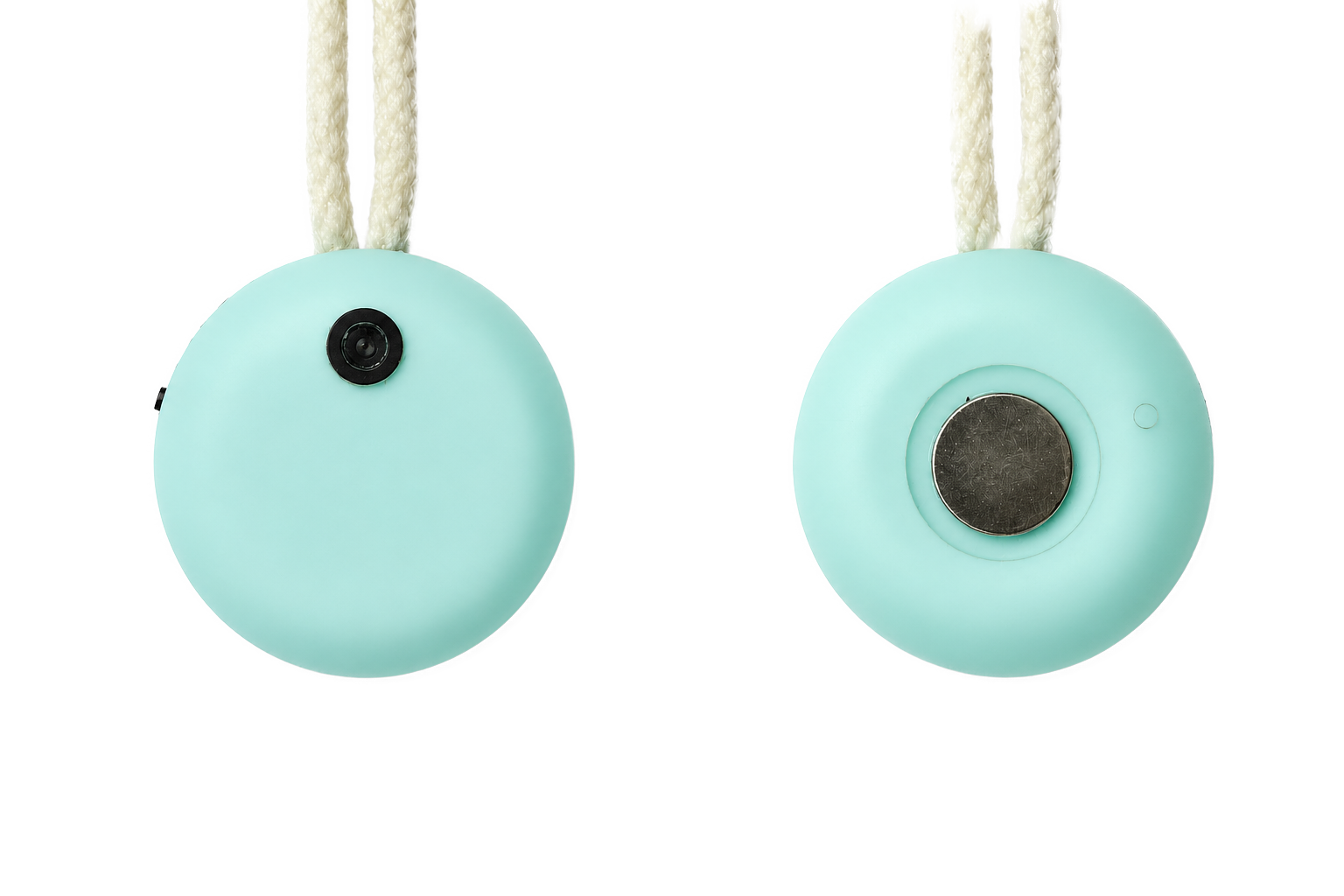 Aura pendant front and back